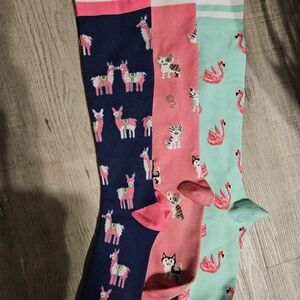 Colorful Animal Print Knee-High Compression Socks